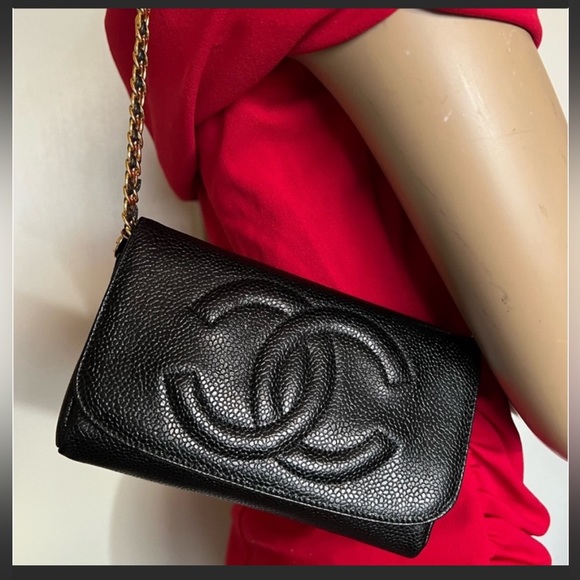 CHANEL Handbags - CHANEL Timeless Pouch/Woc CAVIAR BIG SAVINGS❗️Be on trend but not Broke